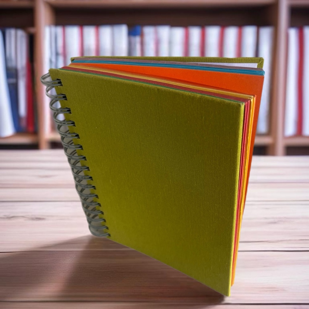 Colored paper notebook 6”x8”